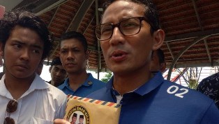 Di Bali Sandiaga Ingatkan Emak-emak Kawal TPS