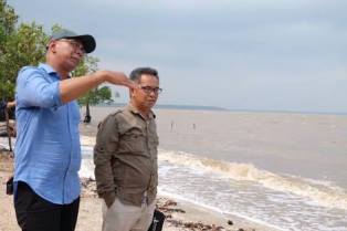 Pjs Bupati Inhil Kunjungi Ekowisata Pantai Solop, Desa Pulau Cawan