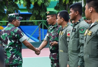 Panglima Kogasgabpad Palu Kembalikan 153 Prajurit TNI kepada Satuannya