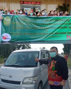 PN Rohil Sosialisasikan Pembangunan  Zona Wilayah  Integritas Menuju WBK dan WBBM