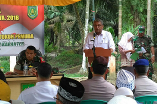 Pjs Bupati Inhil Resmikan Acara Tatap Muka Wasev TMMD