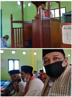 Salat Idul Fitri 1442 H Bersama Warga , Kh.Safril Himbau Warganya Tetap Istiqomah 