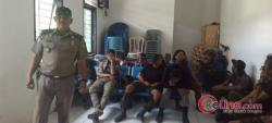 Satpol PP Asahan, Amankan 12 Anak Funk