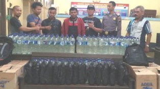 410 Botol Miras Oplosan Pekalongan Disita