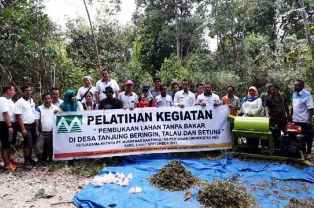 Musim Mas Pelalawan Sosialisasikan Buka Lahan Tanpa Bakar Libatkan UNRI