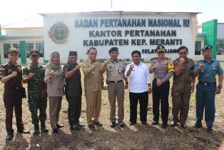 Peresmian Kantor BPN (Badan Pertanahan Nasional) Kabupaten Kepulauan Meranti Didampingi oleh Bupati 