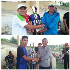 Turnamen Sepak Bola, Desa Bantan Masuk Jadi Juara