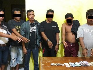 Lima Pejudi di Kampar Ditangkap Polisi