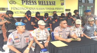 Dua Dari Tujuh Pelaku Curanmor Didor Polres Kobar