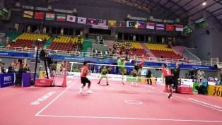 Sepak Takraw Putra Indonesia Menang Atas Iran