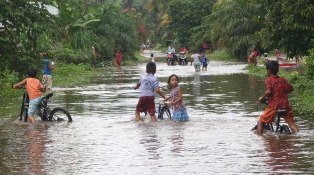 Banjir, Disdik Pelalawan Liburkan 12 Sekolah