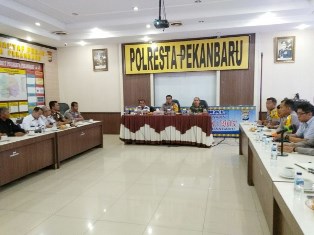 Polresta Pekanbaru Siap Amankan Malam Tahun Baru